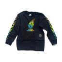 Vans Glow Flame Long Sleeve Tee Black (Kids)