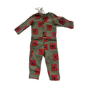 Bobo Choses Squares Jumpsuit Khaki (Kids)