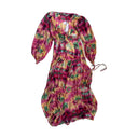 Oud Paris Sofia Maxi Dress Pink Tie-Dye