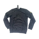 Stone Island Junior Embroidered Logo Sweatshirt Black (Junior)
