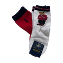 Ralph Lauren Polo Bear Socks 2-Pack Red/White (Kids)