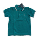 Fred Perry Twin Tipped Polo Teal (Kids)