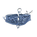 Jacquemus Le Haut Tropea Bikini Top Blue Grey