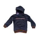 Champion Script Logo Hoodie Navy (Kids)