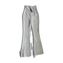The Dolls House High Waisted Flared Trousers Ivory