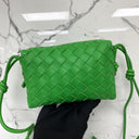 Bottega Veneta Green Camera Shoulder Bag RFID | Pre-Loved