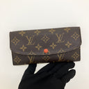 Louis Vuitton Orange Monogram Emilie Wallet | Pre-Loved