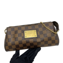 Louis Vuitton Damier Ebene Eva Pochette Chain Shoulder Bag | Pre-Loved