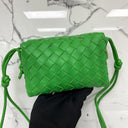 Bottega Veneta Green Camera Shoulder Bag RFID | Pre-Loved