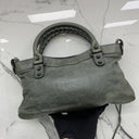 Balenciaga Green 103208 The First City 2Way with Mirror Shoulder Bag | Pre-Loved