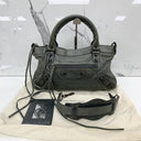 Balenciaga Green 103208 The First City 2Way with Mirror Shoulder Bag | Pre-Loved