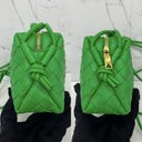 Bottega Veneta Green Camera Shoulder Bag RFID | Pre-Loved