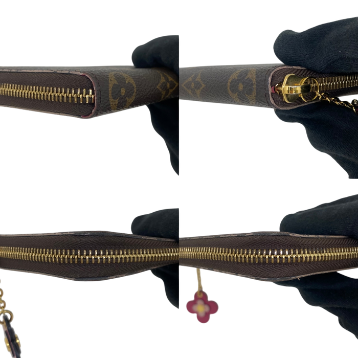 Louis Vuitton Monogram Clémence Long Wallet Flower | Pre-Loved