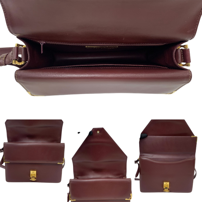 Cartier Red Leather Must De Cartier Shoulder Flap Bag | Pre-Loved