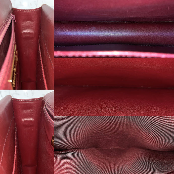 Cartier Red Leather Must De Cartier Shoulder Flap Bag | Pre-Loved