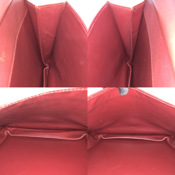 Cartier Red Maroon Must De Cartier Messenger Shoulder Bag | Pre-Loved