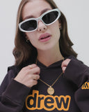 drew house secret hoodie faded black