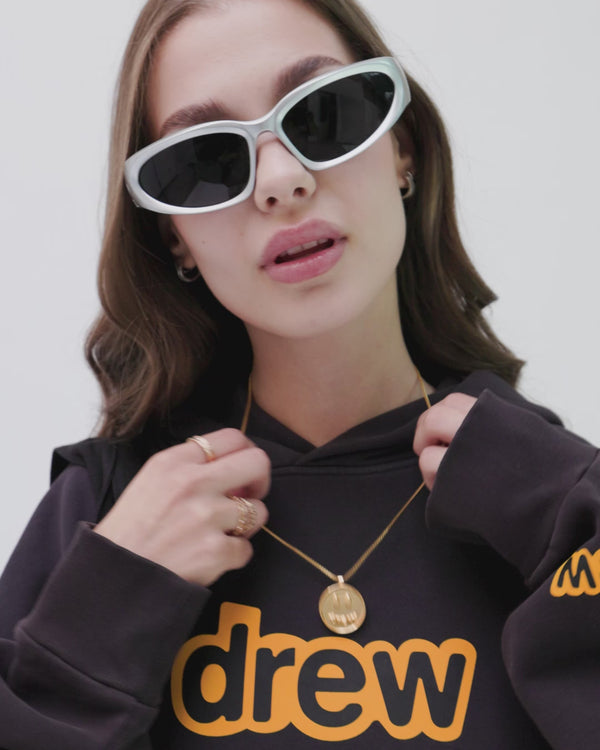 drew house secret hoodie faded black