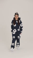 Denim Tears The Cotton Wreath Navy Sweatpants