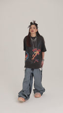 Tricou Travis Scott Utopia Circus Maximus Euro 2024 Tour S/S Negru