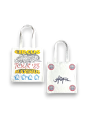 Travis Scott Utopia Circus Maximus Tour Tote Bag White