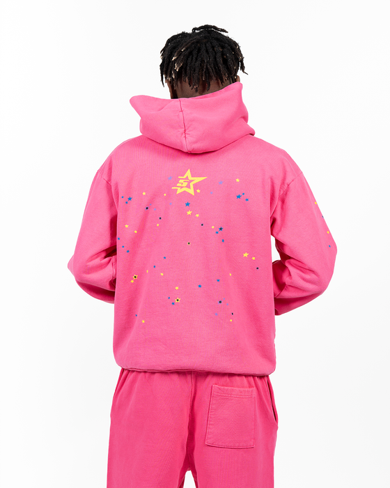 Sp5der P*NK V2 Hoodie Pink - True to Sole - 4