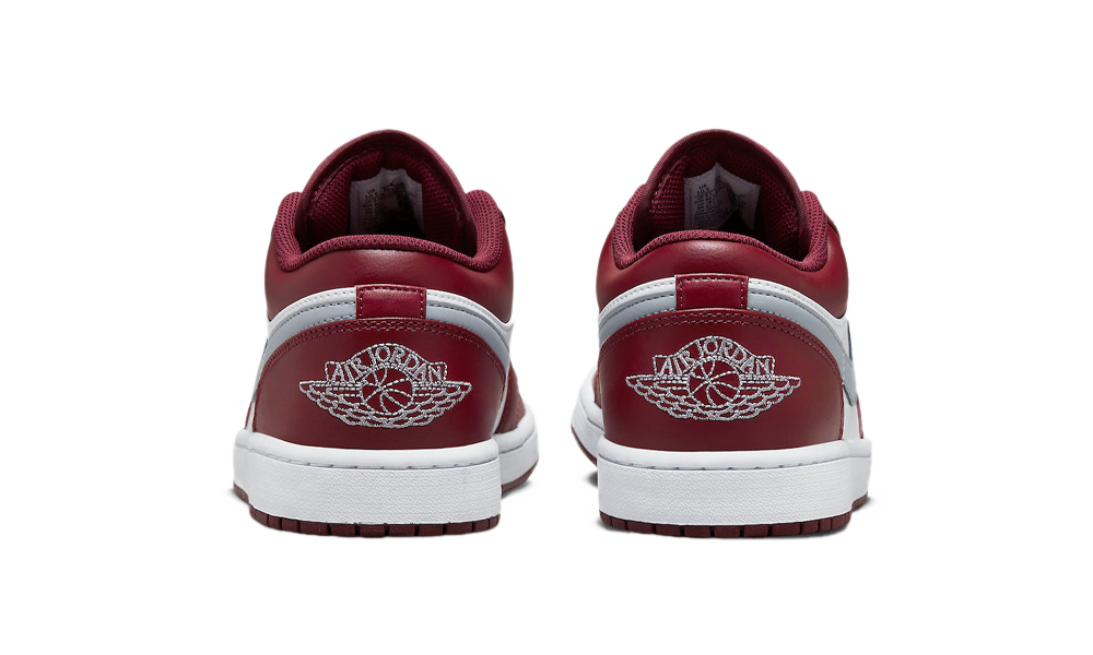 Air Jordan 1 Low White Bordeaux (553558-615) - True to Sole-4