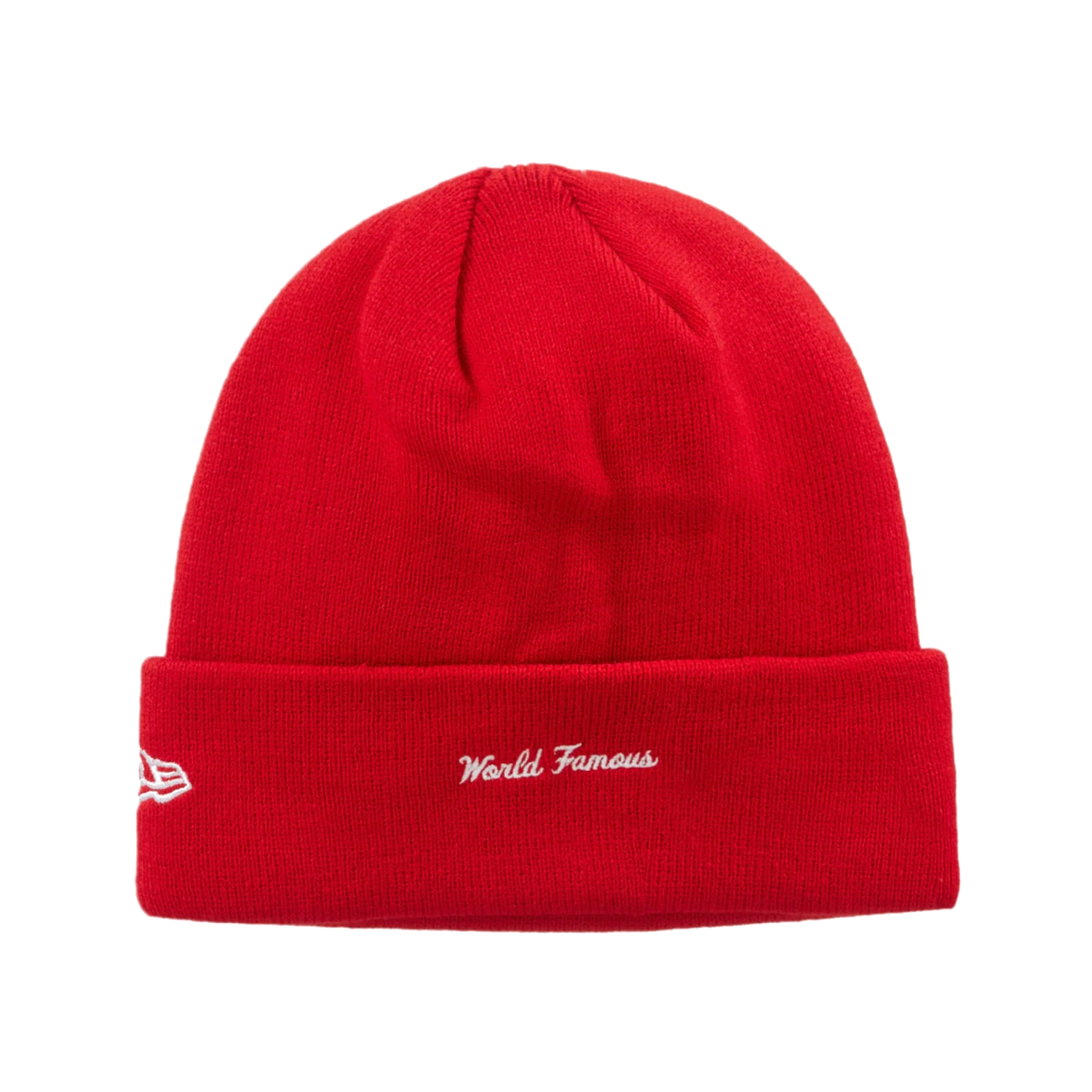 Supreme New Era Box Logo Beanie (FW23) Red - True to Sole Supreme New Era Box Logo Beanie (FW23) Red - True to Sole
