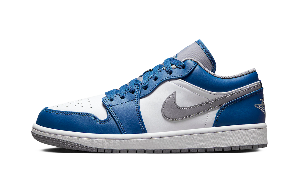 Air Jordan 1 Low True Blue(553558-412) - True to Sole-01