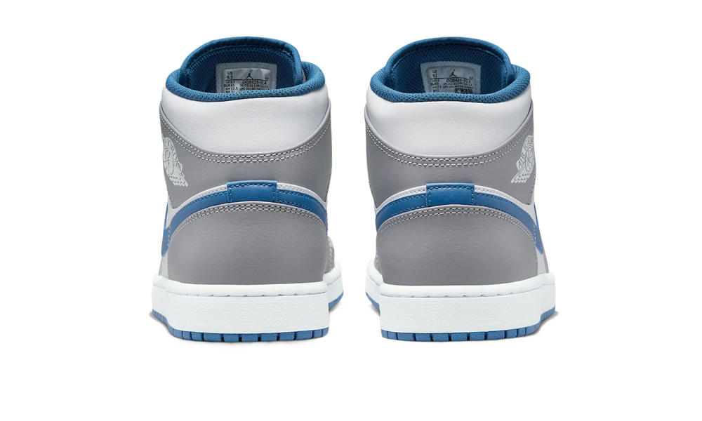 Air Jordan 1 Mid True Blue - True to Sole