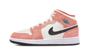 Air Jordan 1 Mid SE Orange Suede-1