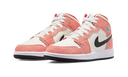 Air Jordan 1 Mid SE Orange Suede-2
