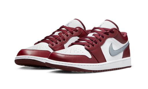 Air Jordan 1 Low White Bordeaux (553558-615) - True to Sole-2