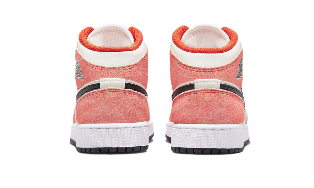 Air Jordan 1 Mid SE Orange Suede DV1336 800 True to Sole