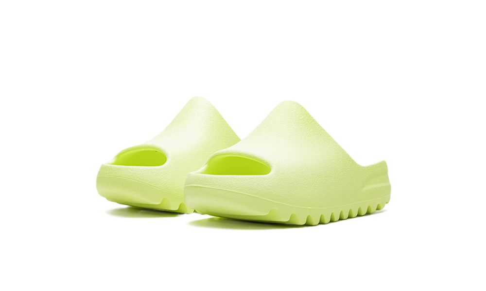 adidas Yeezy Slide Glow Green (2022) (Kids) (HQ4116) - True to Sole-2