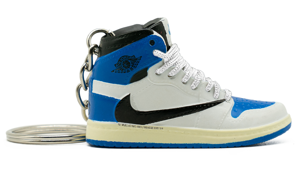 Air Jordan 1 High OG SP Fragment x Travis Scott keychain (white lace ...