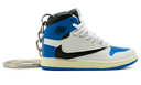 Kulcstartó Air Jordan 1 High OG SP Fragment x Travis Scott (fehér fűző)