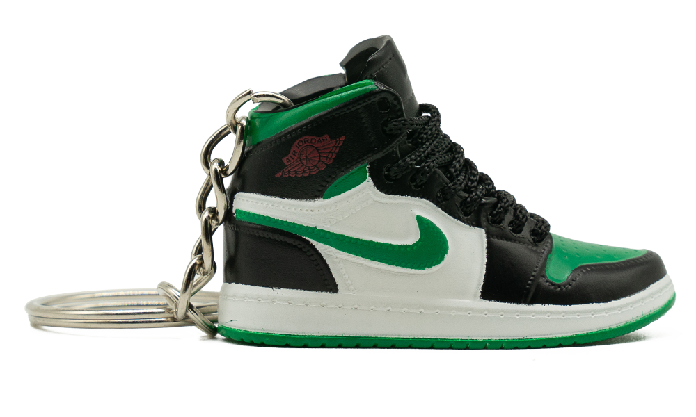 Air Jordan 1 Mid Green Toe klíčenky