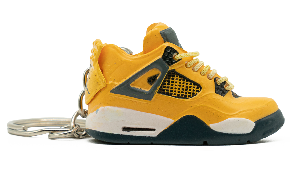 Air Jordan 4 Retro Lightning (2021) Keychain - True to Sole