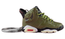 Kulcstartó Air Jordan 6 Retro Travis Scott Green
