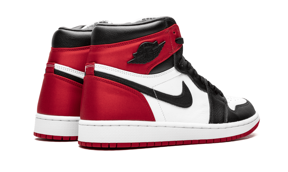 Air Jordan 1 High OG Satin Black Toe True to Sole