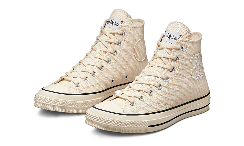 Converse Chuck Taylor All-Star 70 Hi Stussy Fossil Pearl (A02051C) - True to Sole-2