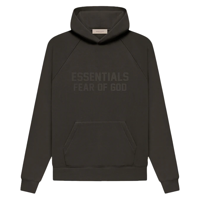 Essentials Rip Off Fear of God Essentials Hoodie Off Black - True to Sole