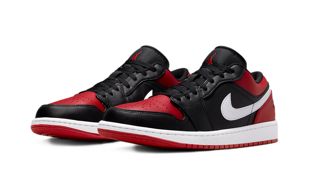 Jordan 1 Low Alternate Bred Toe (553558066) True to Sole