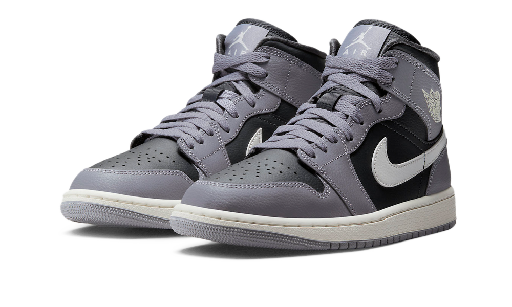 Air Jordan 1 Mid Cement Grey BQ6472 022 True to Sole