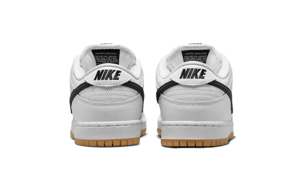 Nike SB Dunk Low Pro Alb Gumă (CD2563-101) - True to Sole