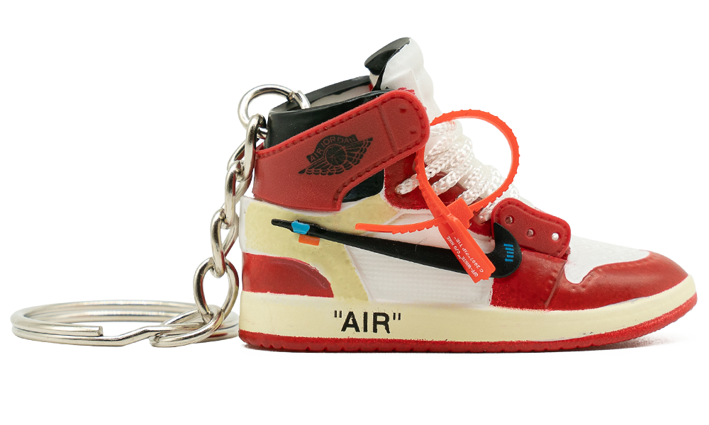 Off white jordan deals keychain