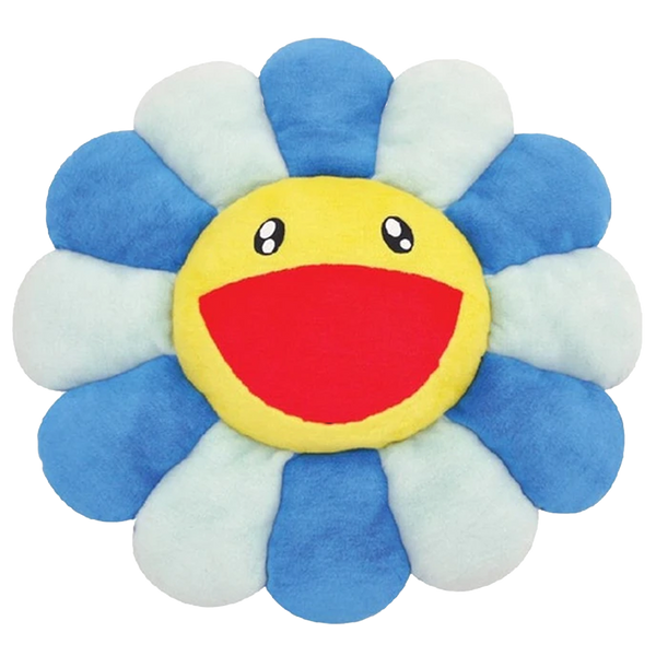 Takashi Murakami Flower Plush 60cm Blue/Light Blue/Yellow