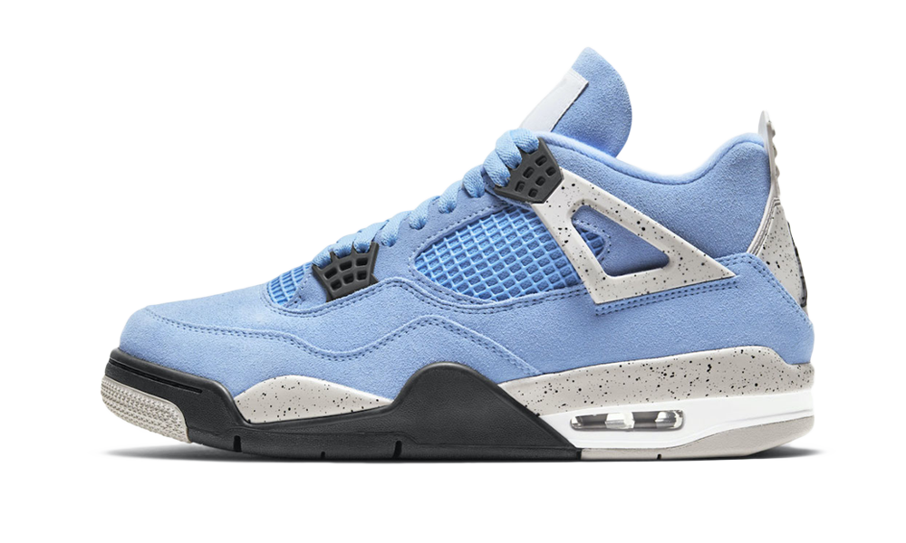 Air Jordan 4 Retro Retro University Blue True to Sole