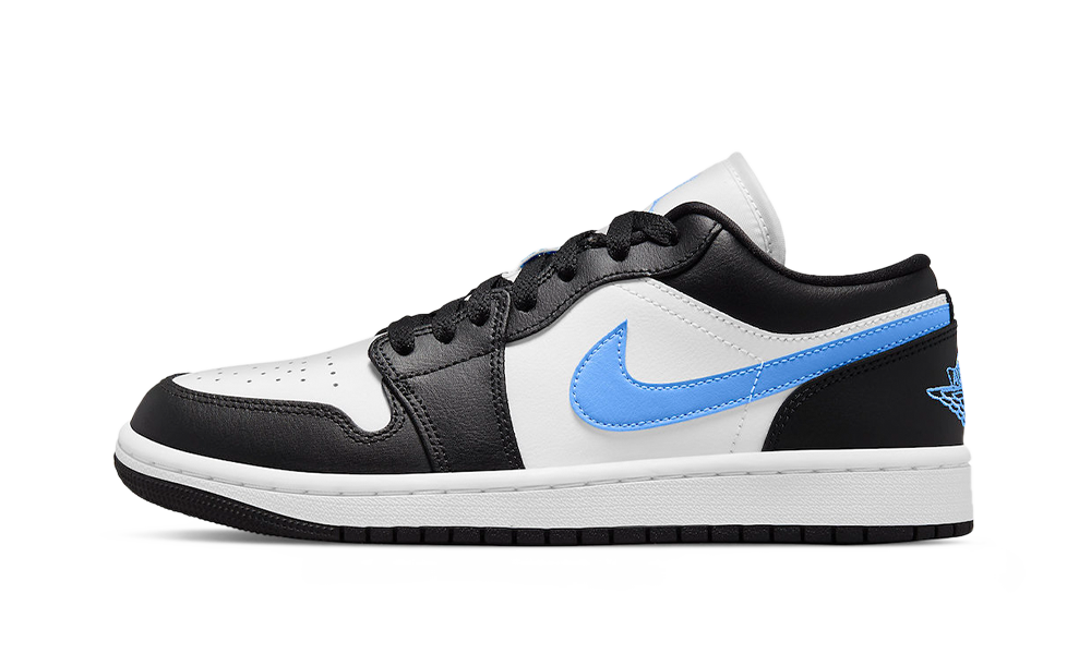 Black jordans with blue sole sales